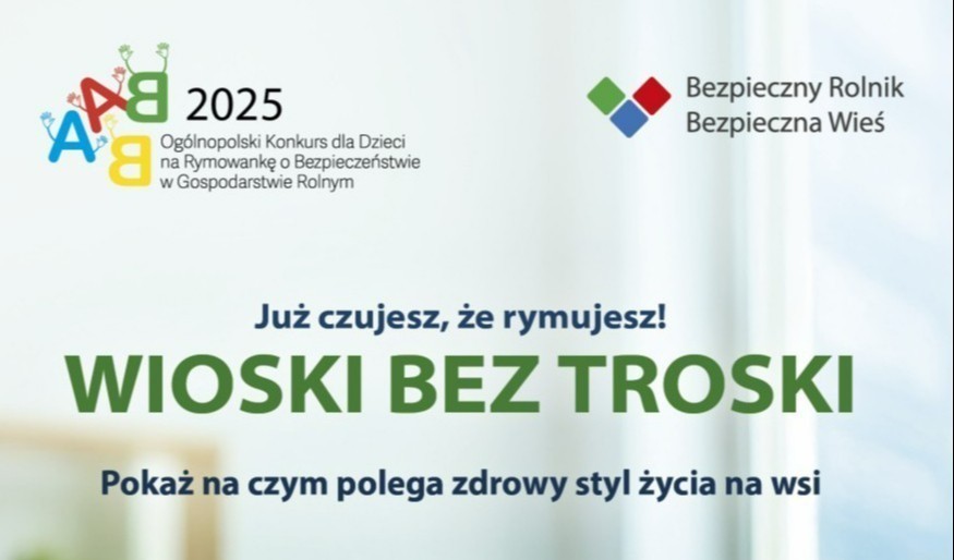 VI Konkurs dla Dzieci na Rymowankę „Wioski bez troski”