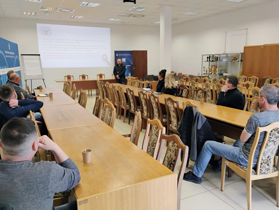 Szkolenie dla członków Ogólnopolskiego Stowarzyszenia Pracowników Służby BHP o/Opole