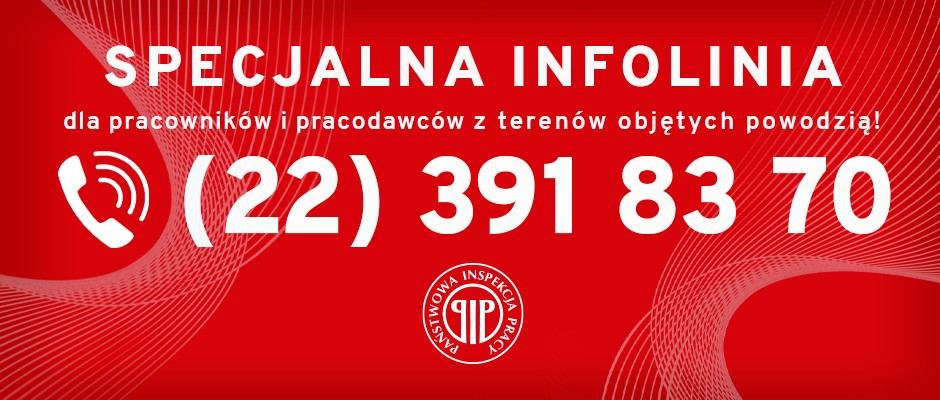 Infolinia dla powodzian - 22 391 83 70