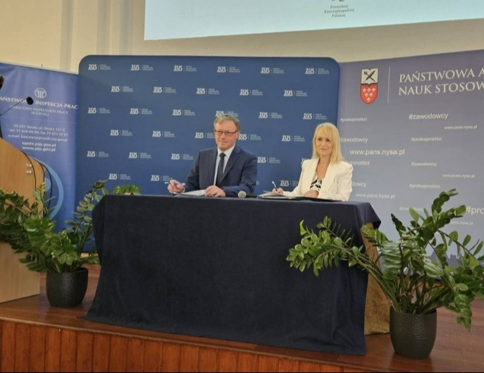 Podpisanie porozumienia pomiędzy PANS w Nysie a OIP w Opolu