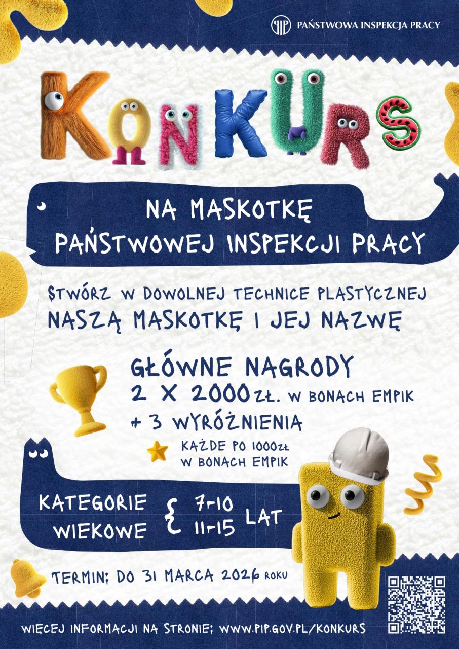 Konkurs na maskotkę Państwowej Inspekcji Pracy