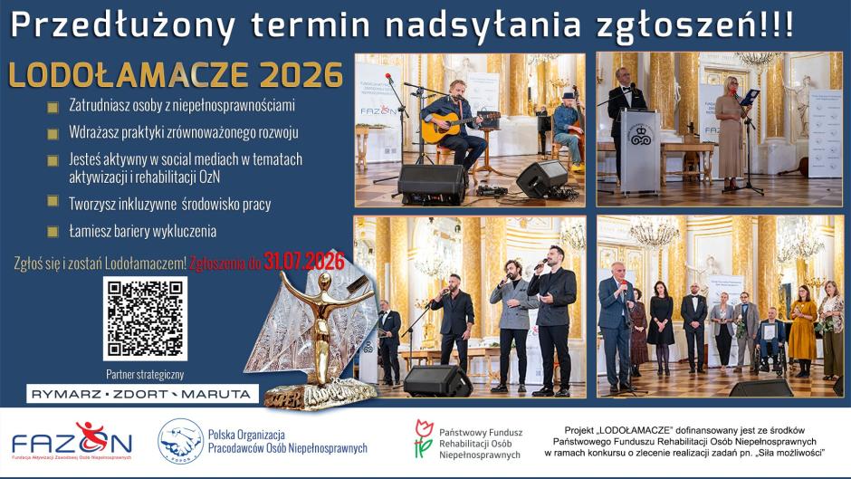 Wspólnie przełamujemy bariery na rynku pracy – trwa konkurs „Lodołamacze 2026”
